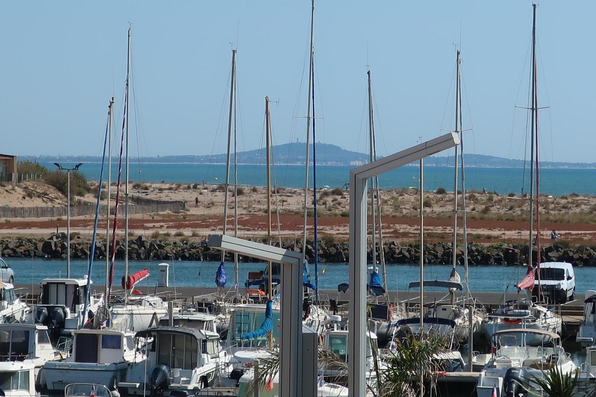 Studio Valras Vue Port Et Mer Wi-Fi Gratuit Eksteriør billede